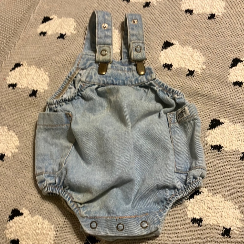 Vintage baby Guess denim overalls 6 mod